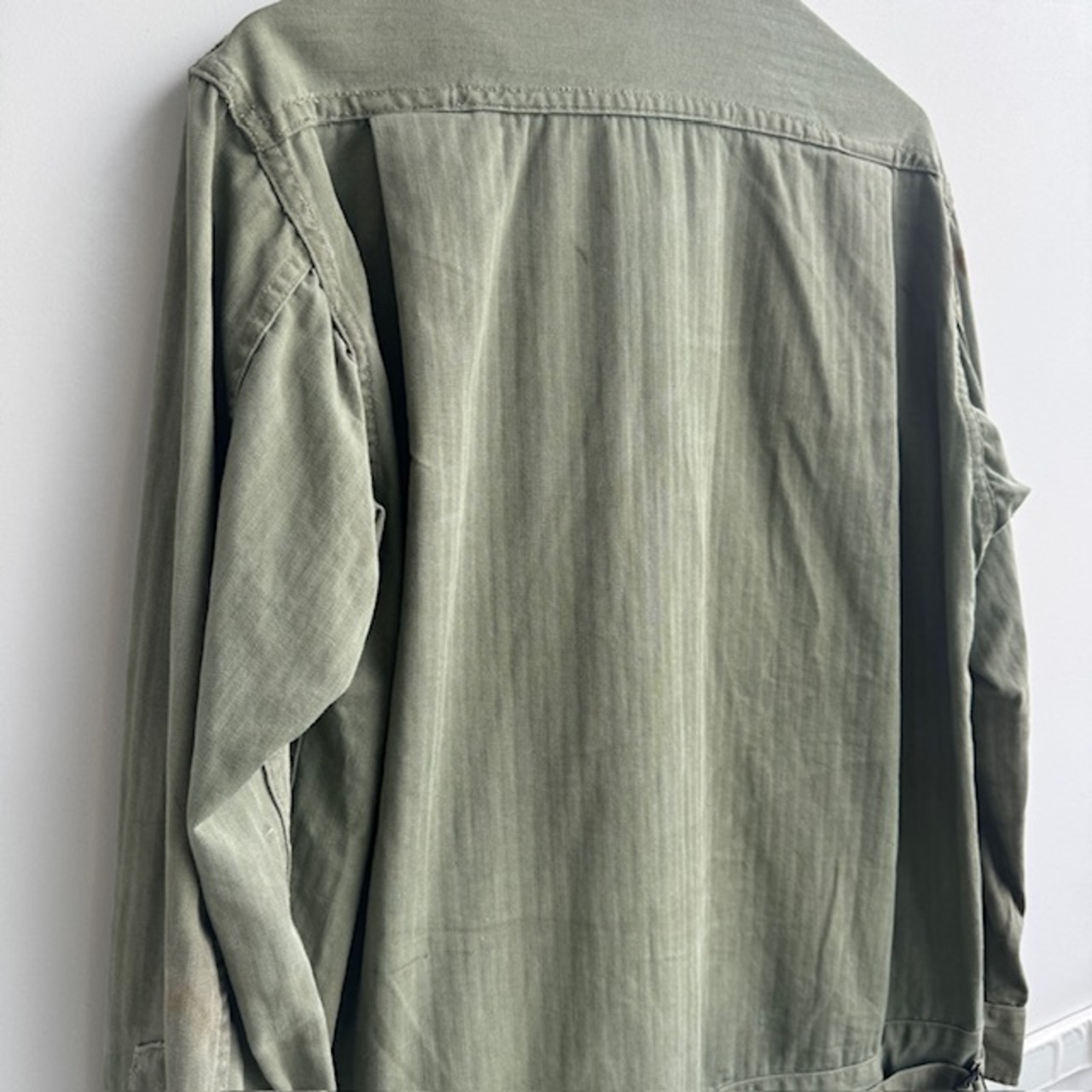 US Army M-41 HBT シャツジャケット 32R 40s 画像9