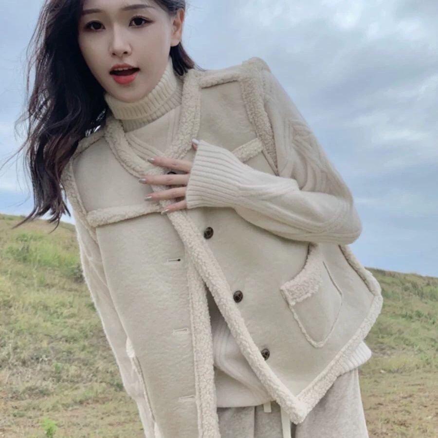 初回送料無料 秋冬レディースファッション カジュアル 着こなし抜群 オシャレ 人気ベストコート