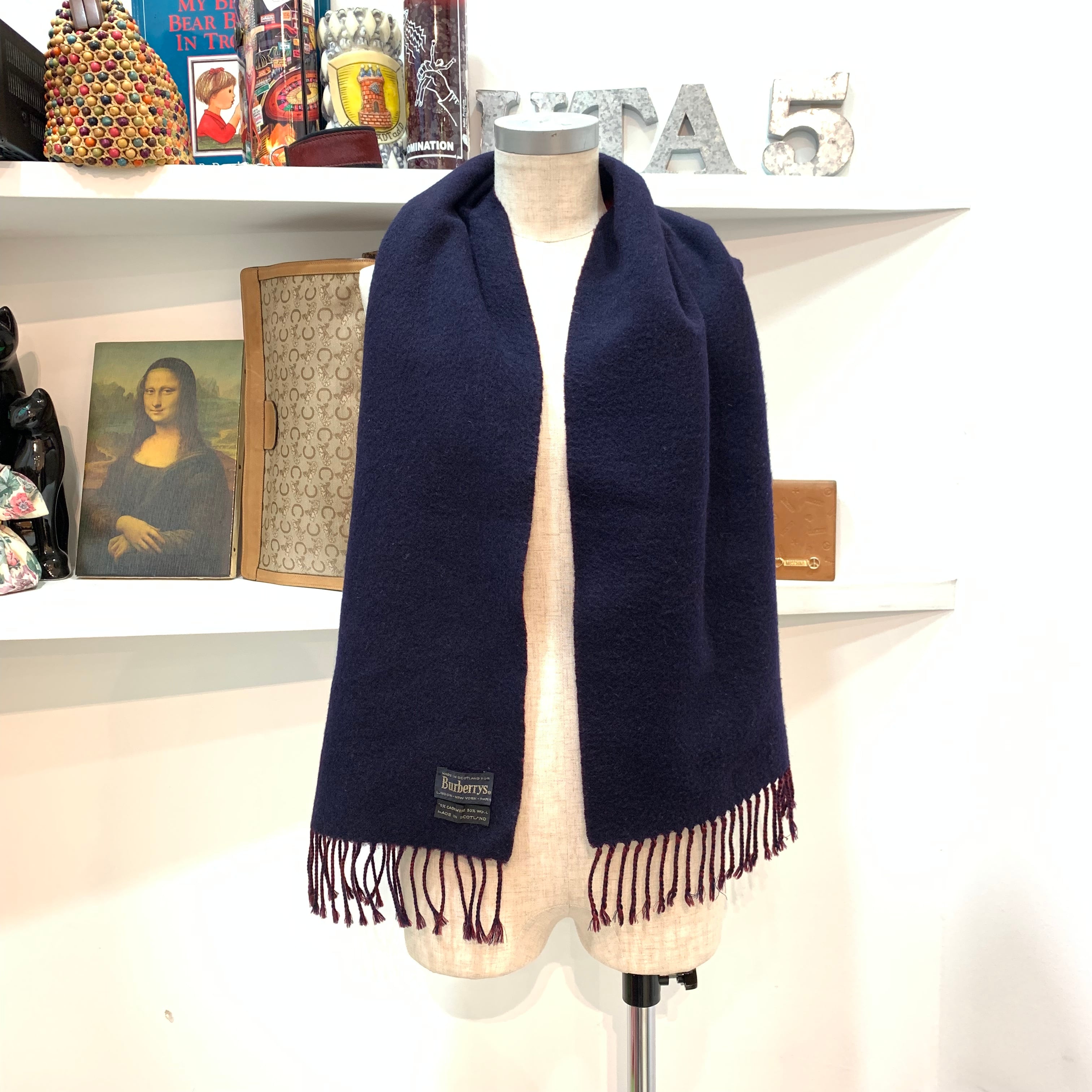 Burberrys バーバリー マフラー cashmere カシミヤ ストール