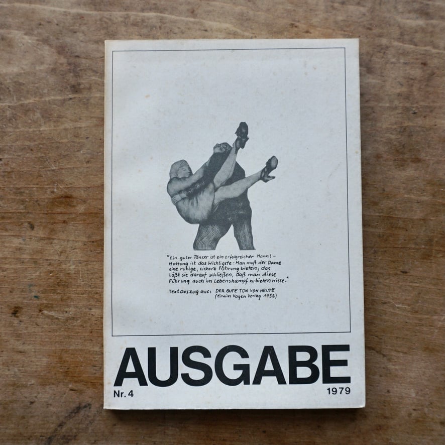 【絶版洋古書・雑誌】文学と芸術の雑誌　AUSGABE　Nr. 4, Mai 1979 [310195276]