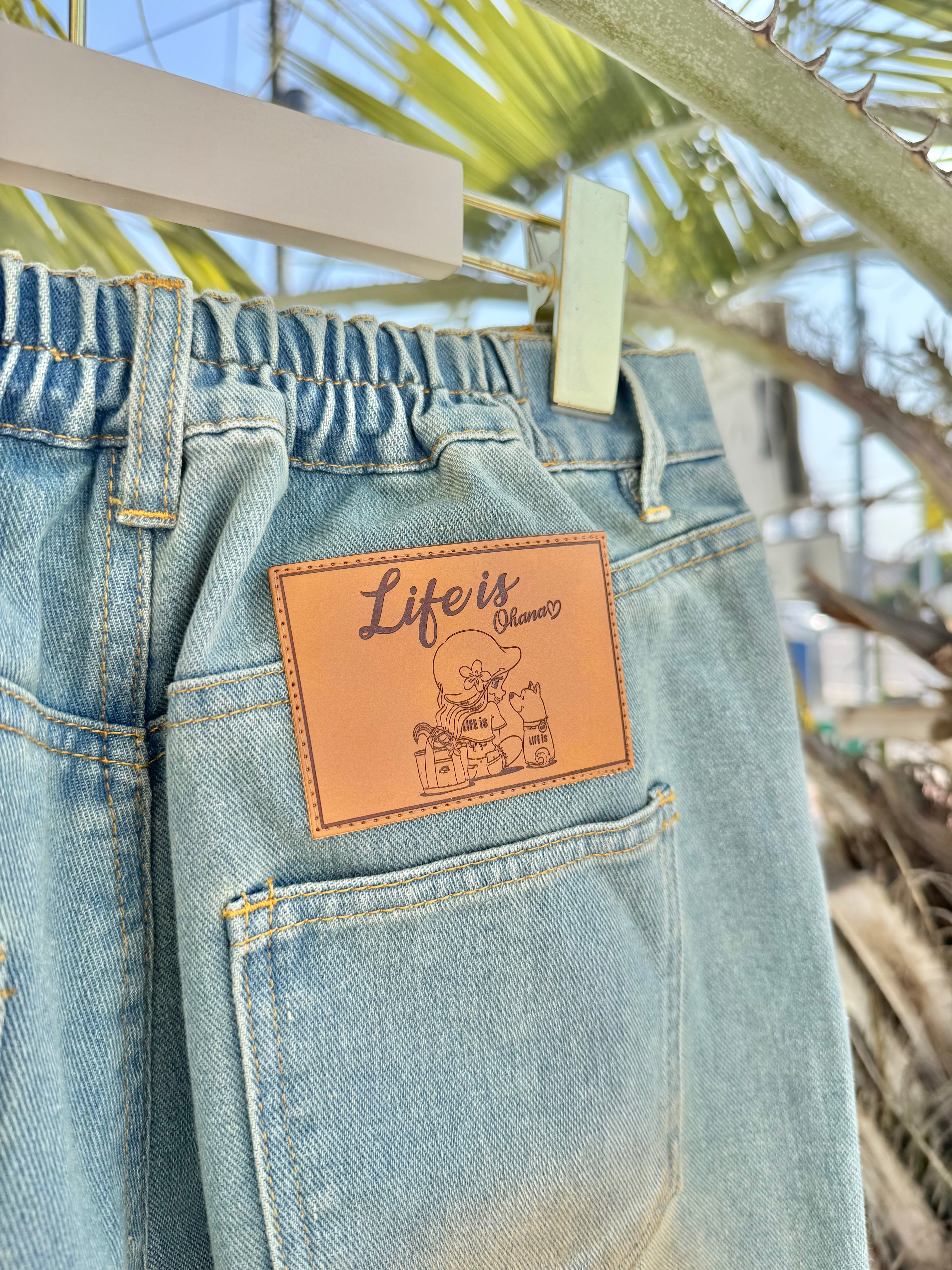 【mapuaコラボパッチ】フレアデニム¥7,750(8,525)