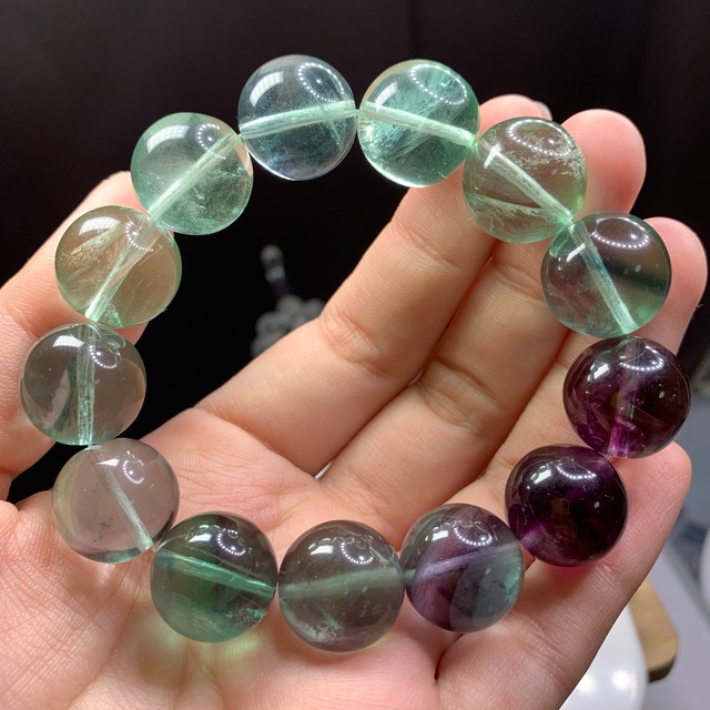 f30大玉フローライトブレスレット