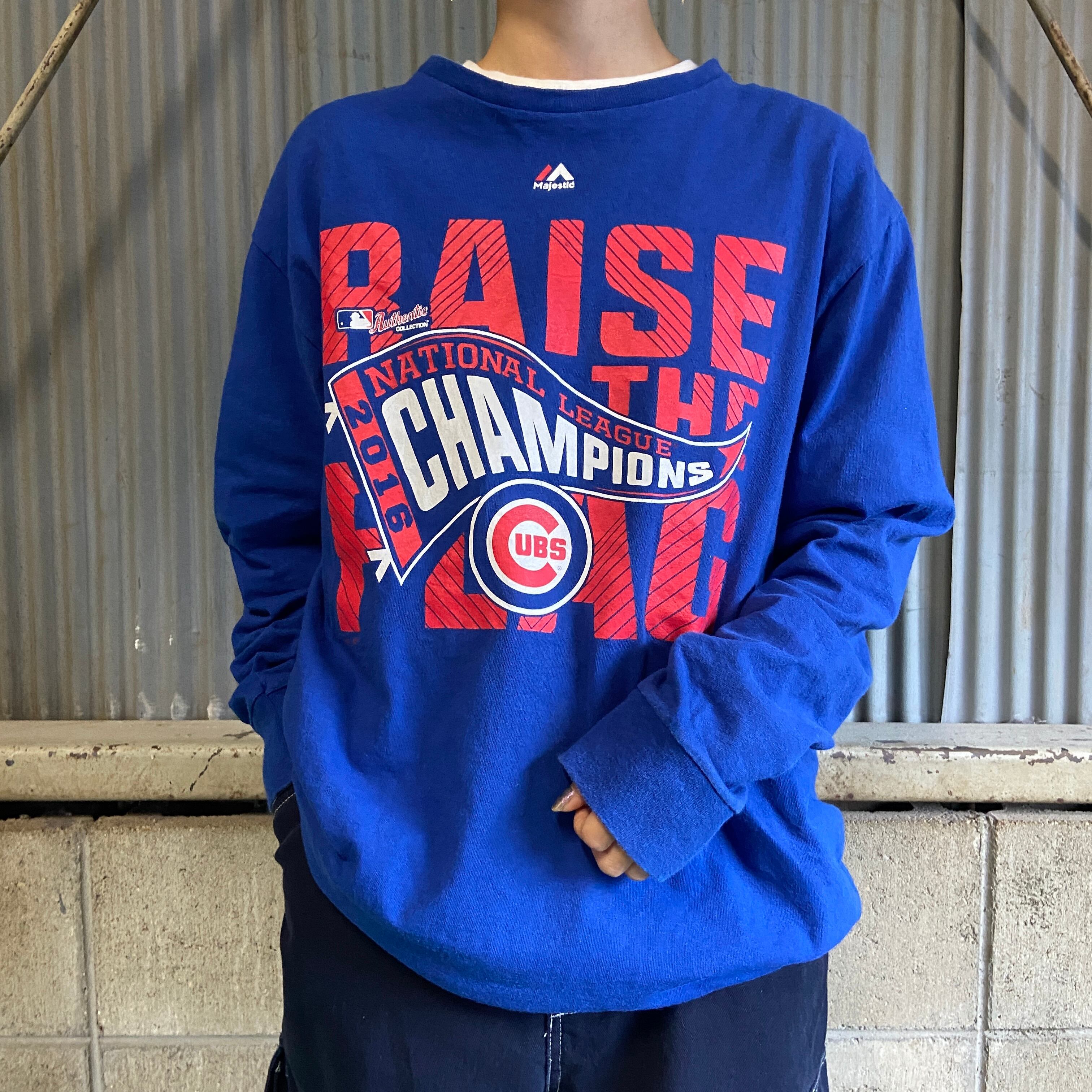 MLB シカゴ・ブルズ UBS チームロゴ プリント ロングTシャツ