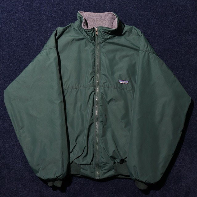 美品 L 99年 USA ハンターグリーン Patagonia Shelled Synchilla Jacket シェルドシンチラジャケット フリース