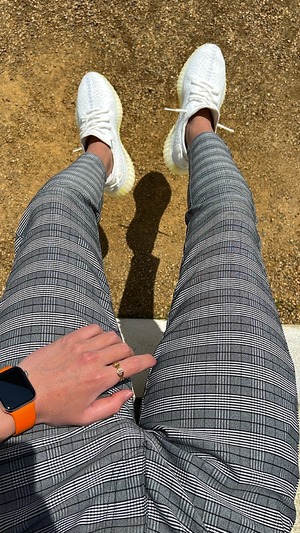 BELINDA ORIGINAL CHECK SLACKS【BB25028】