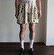 Gurank “ Camo cargo shorts ( White )”