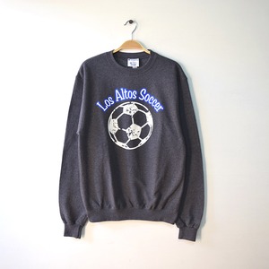 チャンピオン エコ オーセンティック プリント スウェット Los Altos Soccer メンズS サッカー 古着 @CF0107