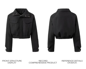 FRKM SCD 25AW ショート丈 裏フリースジャケット