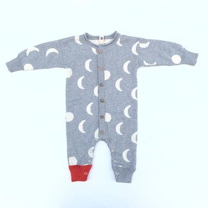 【23AW】BaYiRi(バイリ)MOONS JUMPSUIT   orion gray&milk moons  ［6m/12m］