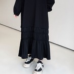 Loose fit ruffle skirt dress (ME314)