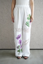 vintage lace pants grape