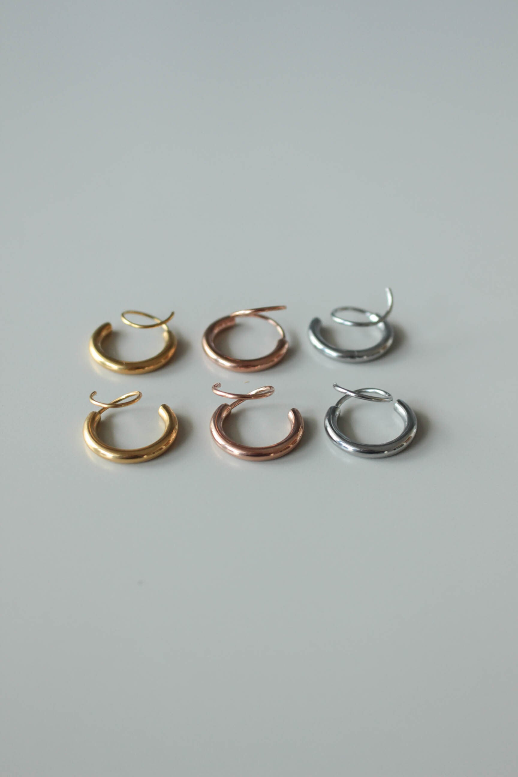 Screw Mid Pierce | ebine(エビネ)|金属アレルギー対応アクセサリー