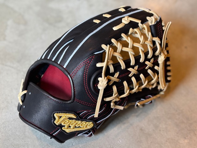 2026年限定モデル【TEPPEN】硬式用グローブ 外野手用　TTY-S ブラック　至極仕上げ加工