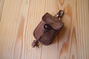 《即納》tassel mini holder 【Brown Suede】