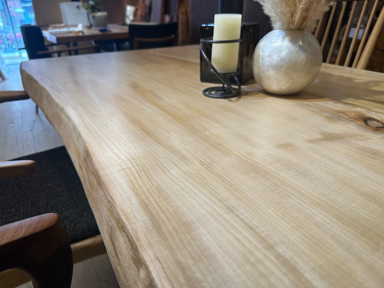 OUTLET】栃（トチ）_1620×760-730-820×60_新宿店_テーブル天板