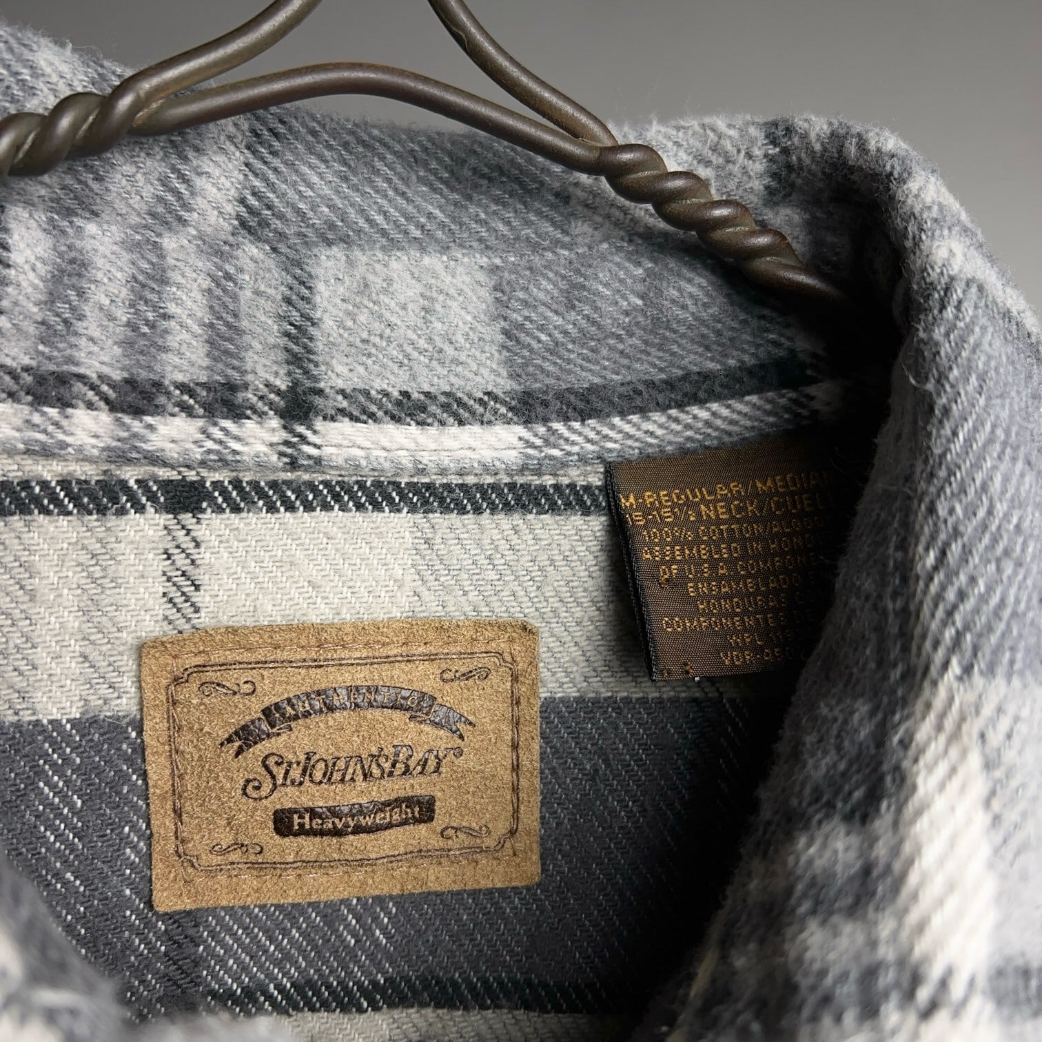 90's~00's STJOHN'SBAY Plaid Heavy Flannel Shirt 90年代 00年代