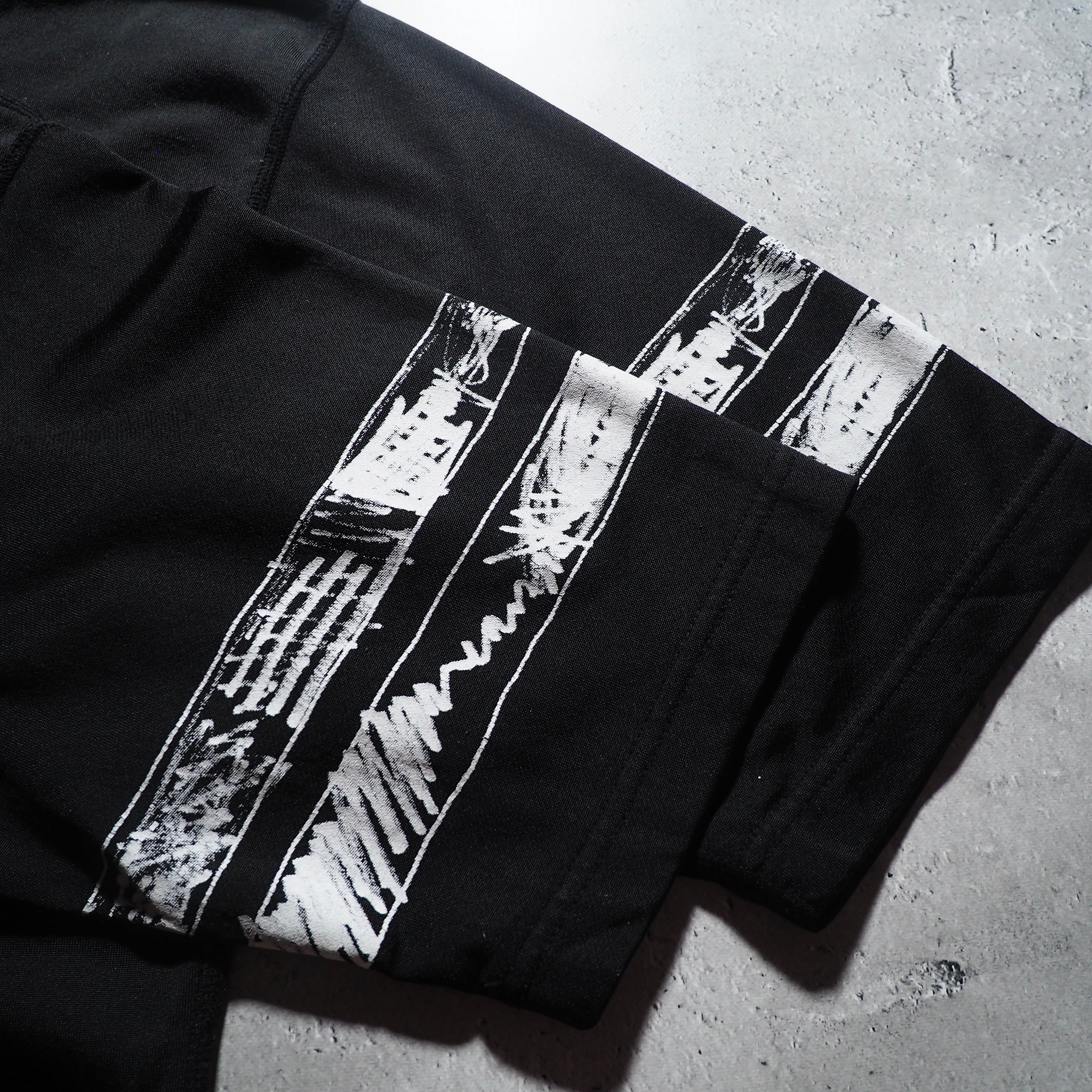 ” kolor ” ” 76 Number ” hand painted Rude taste Black Tee