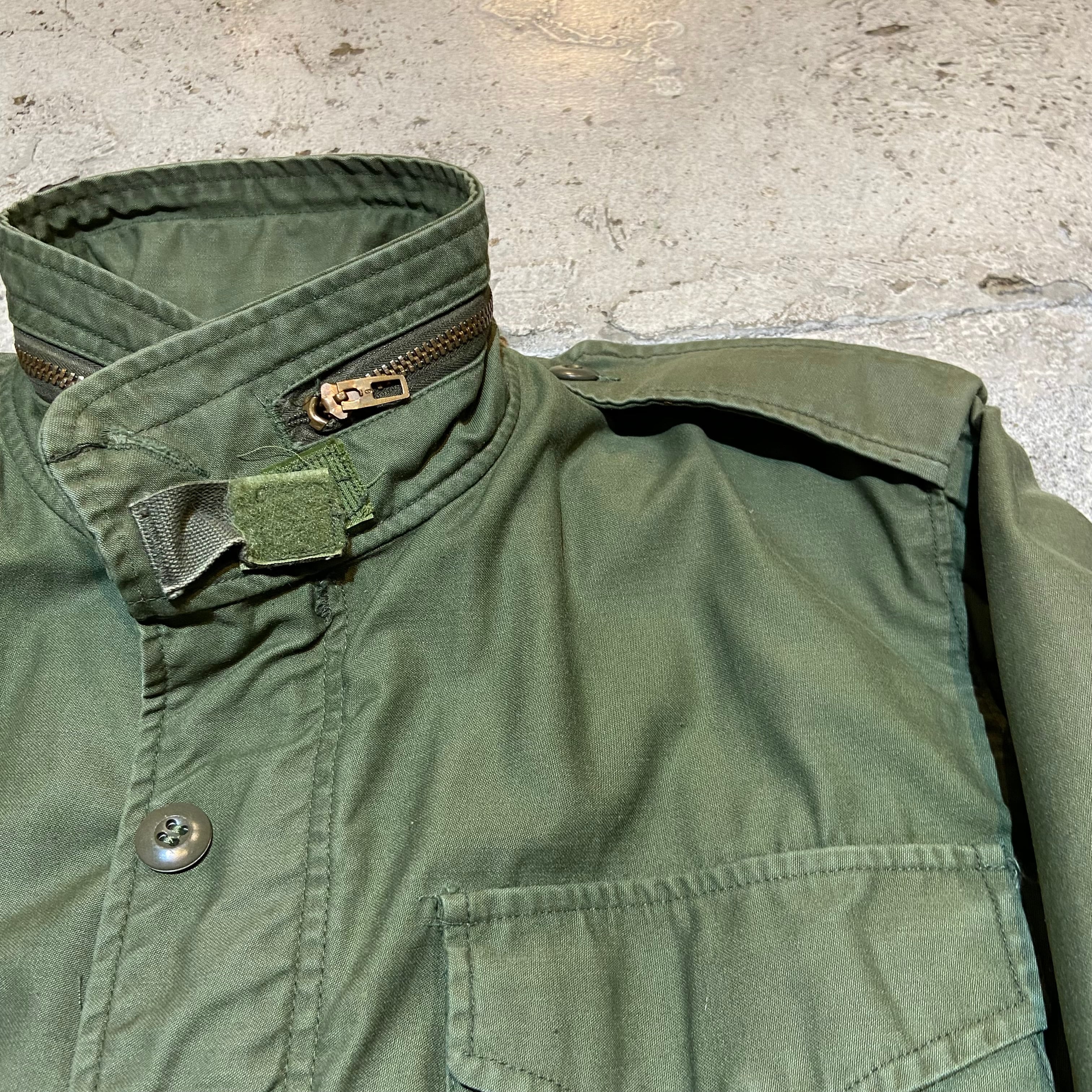 80s US ARMY / M65 3rd フィールドジャケット バックステンシル サイズ 