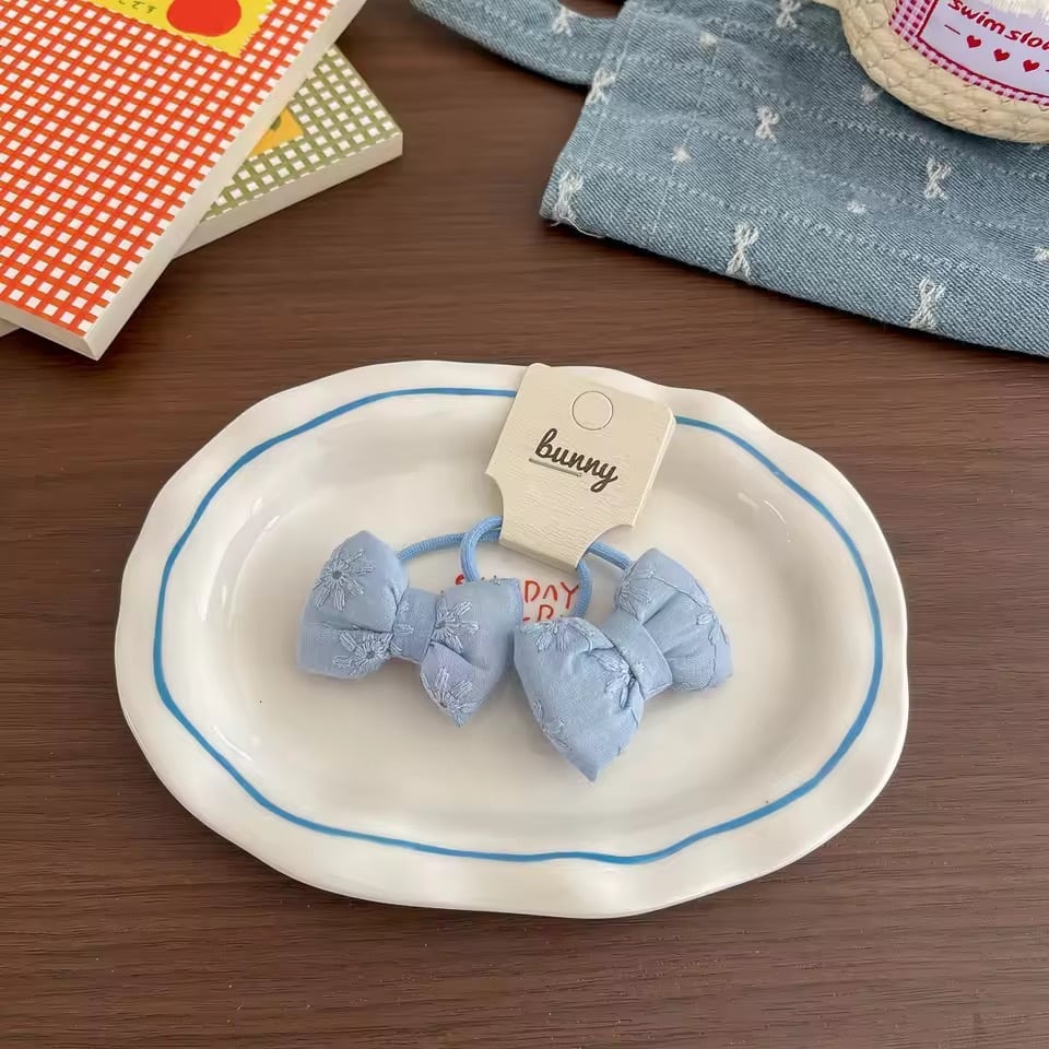 ブルーリボンヘアゴム