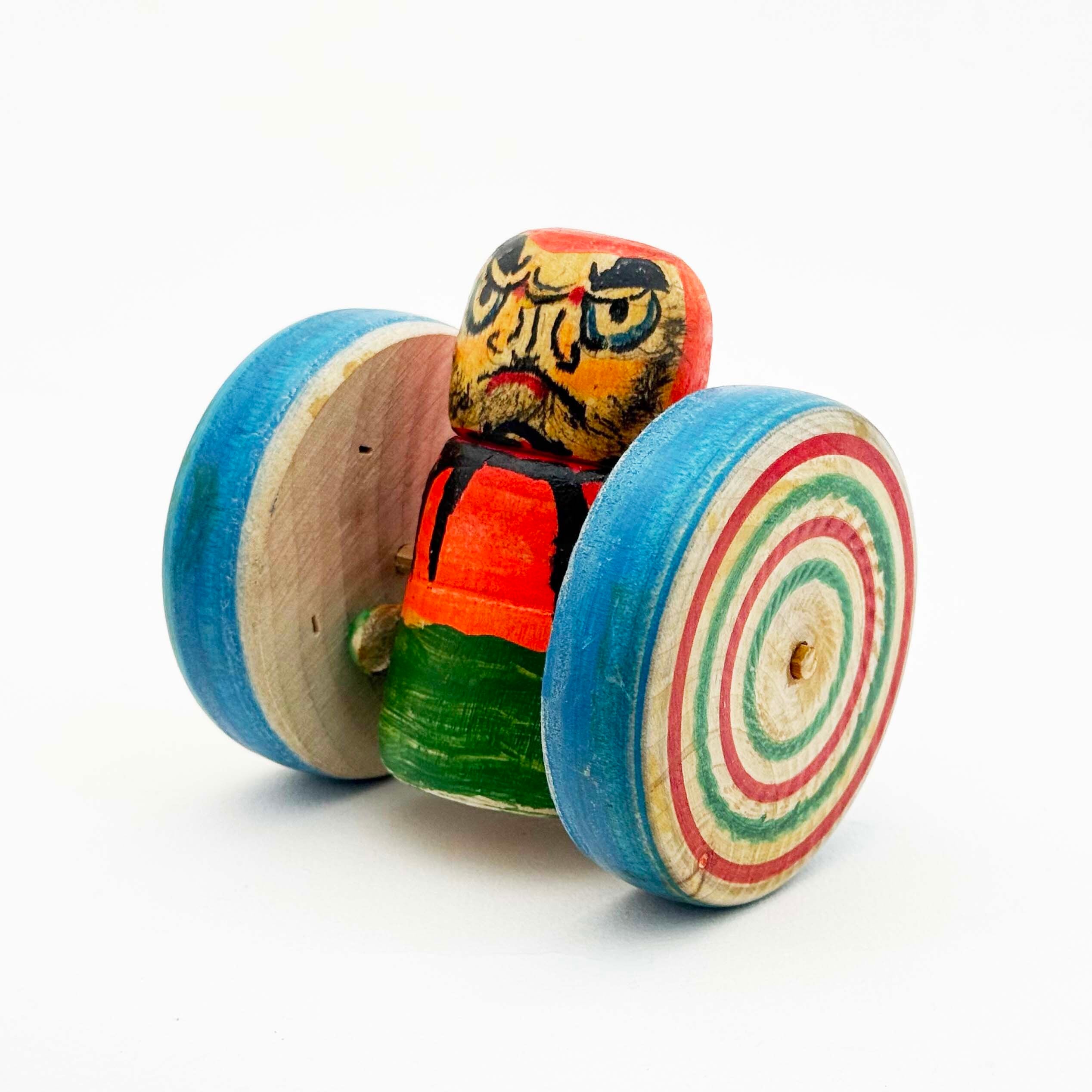 はりまや木地玩具「だるま車」