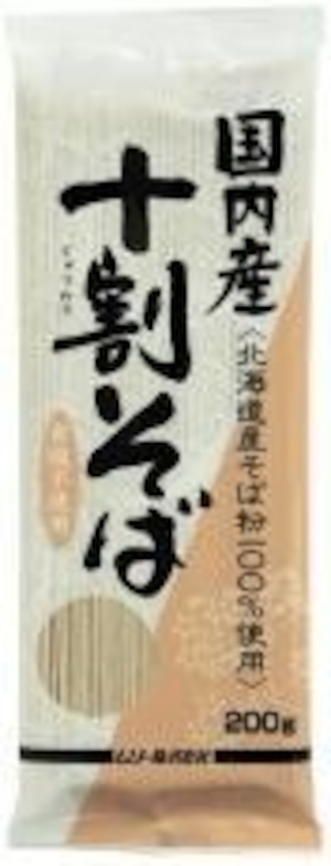 国内産・十割そば ２００ｇ　ムソー