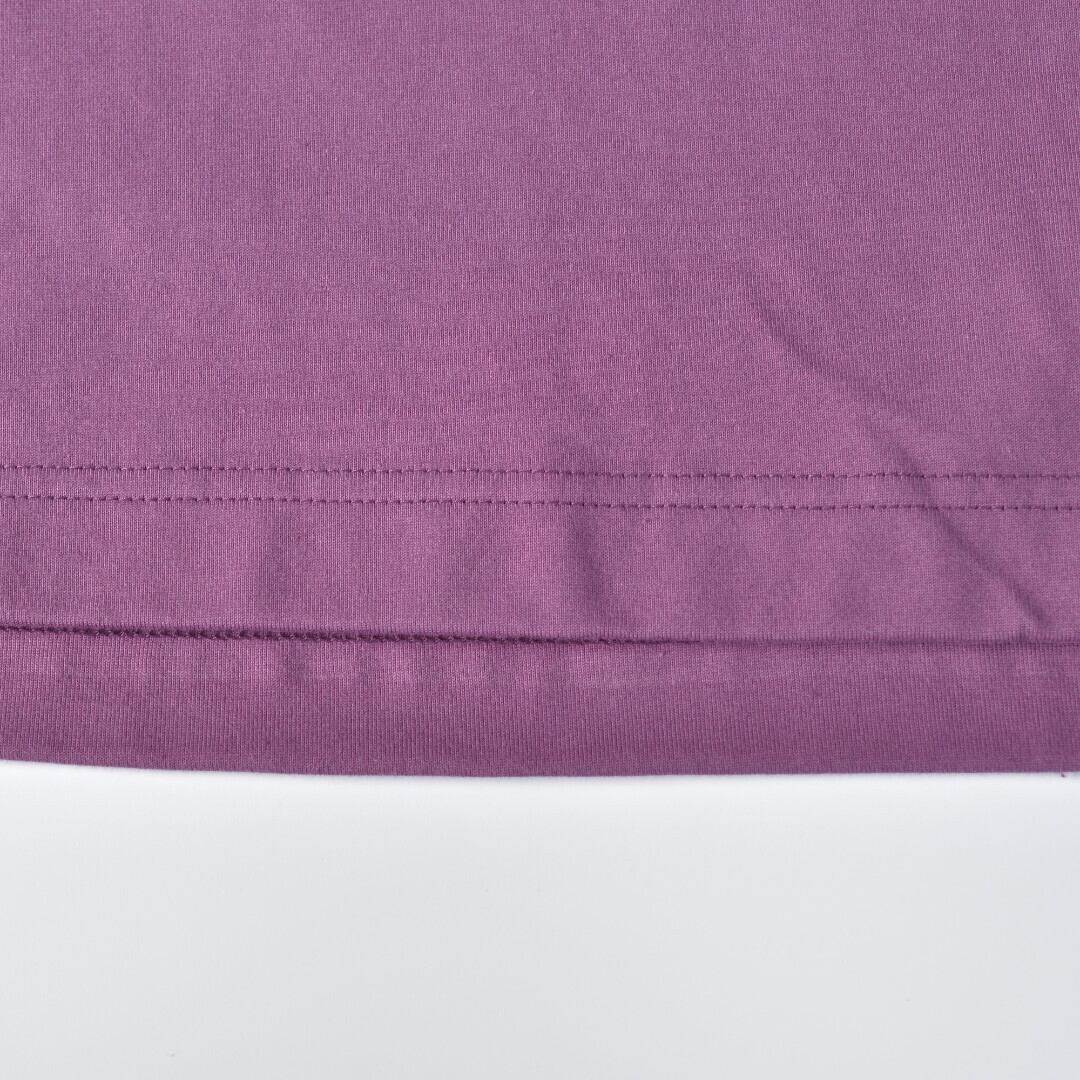 Sarahwear サラウエア オーガニックコットン7分袖Tシャツ・パープル Stella