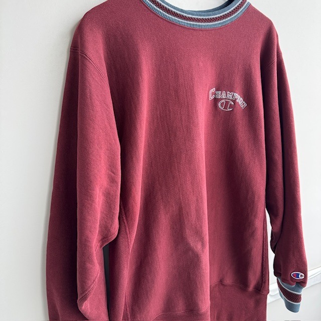 Champion Reverse Weave スウェット リブボーダー 90s 画像2