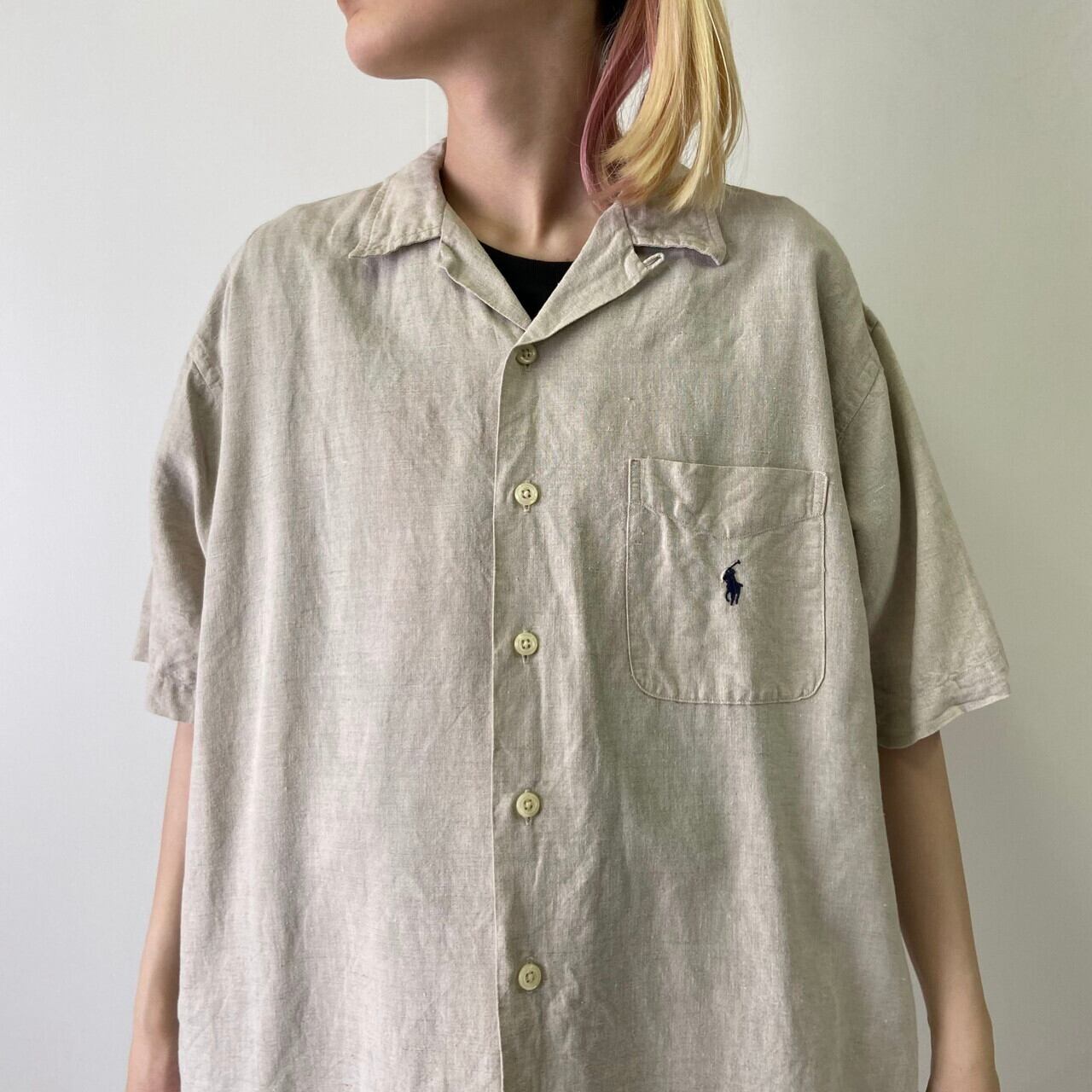 Polo by Ralph Lauren ポロバイラルフローレン リネン×コットン 半袖