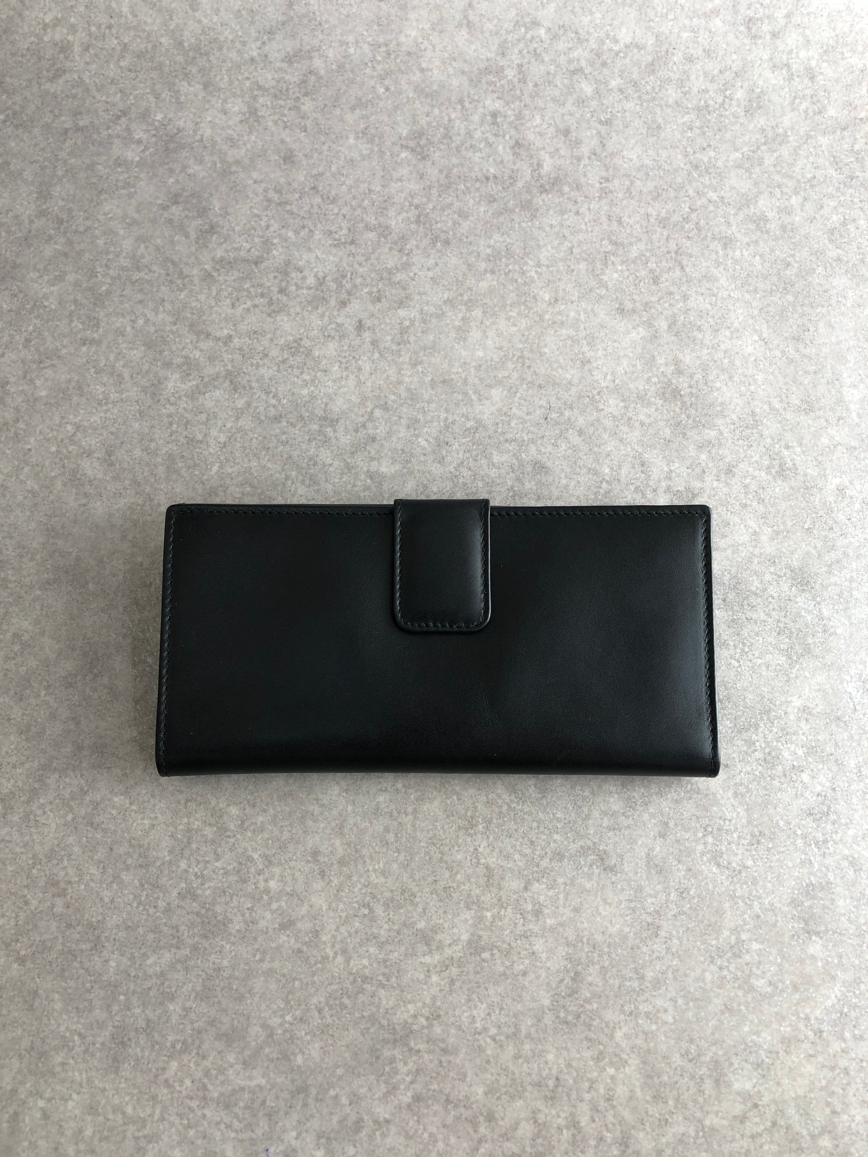 GUCCI 長財布 ブラック ホースビット GUCCI グッチ 財布 ブラック ホースビット レザー 長財布 vintage