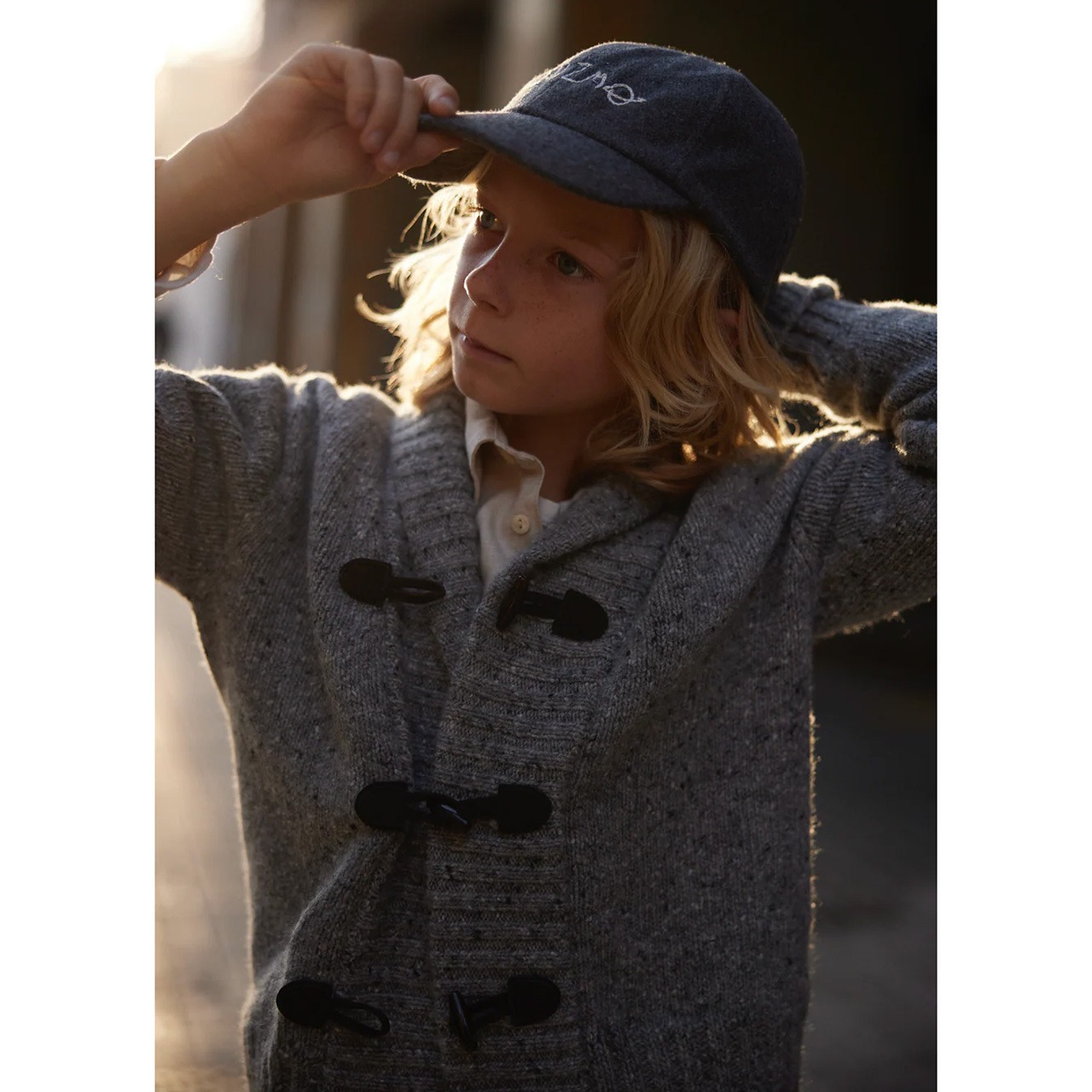 ＜COZMO＞ニット カーディガン Cardigan Laos（Grey） - 2