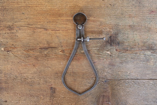 フランス アンティーク 工具 キャリパー カリパス（小） N-00560