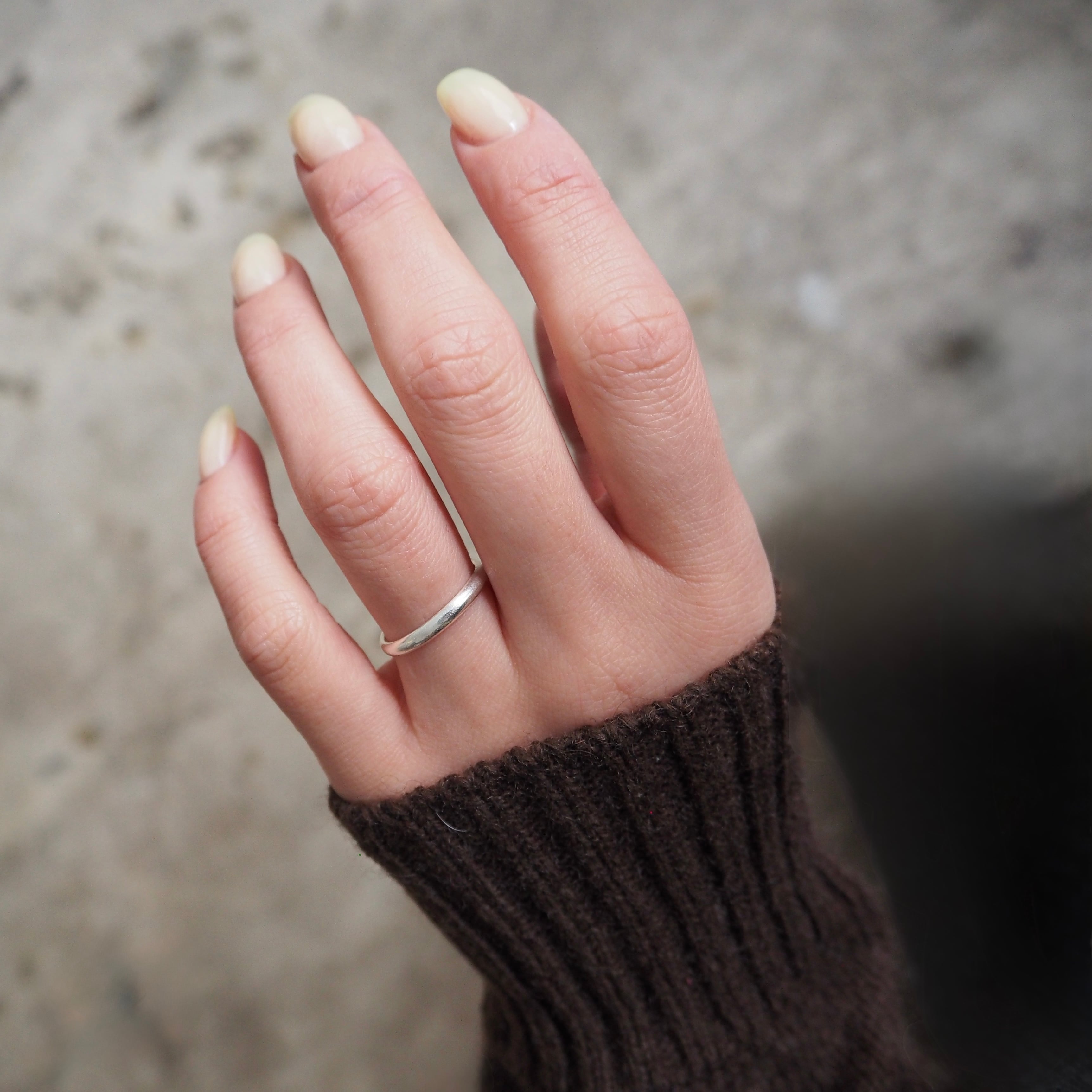 Karen silver , simple ring 3 | BaA-silver-