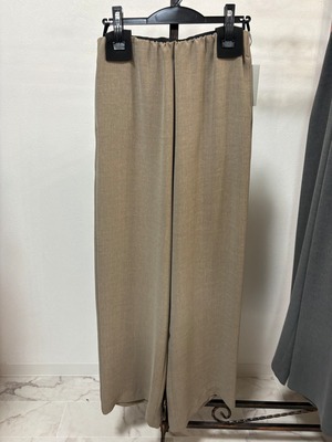 【PRIORITY】 ミックスジョーゼット　楽々ゴムパンツ　62091