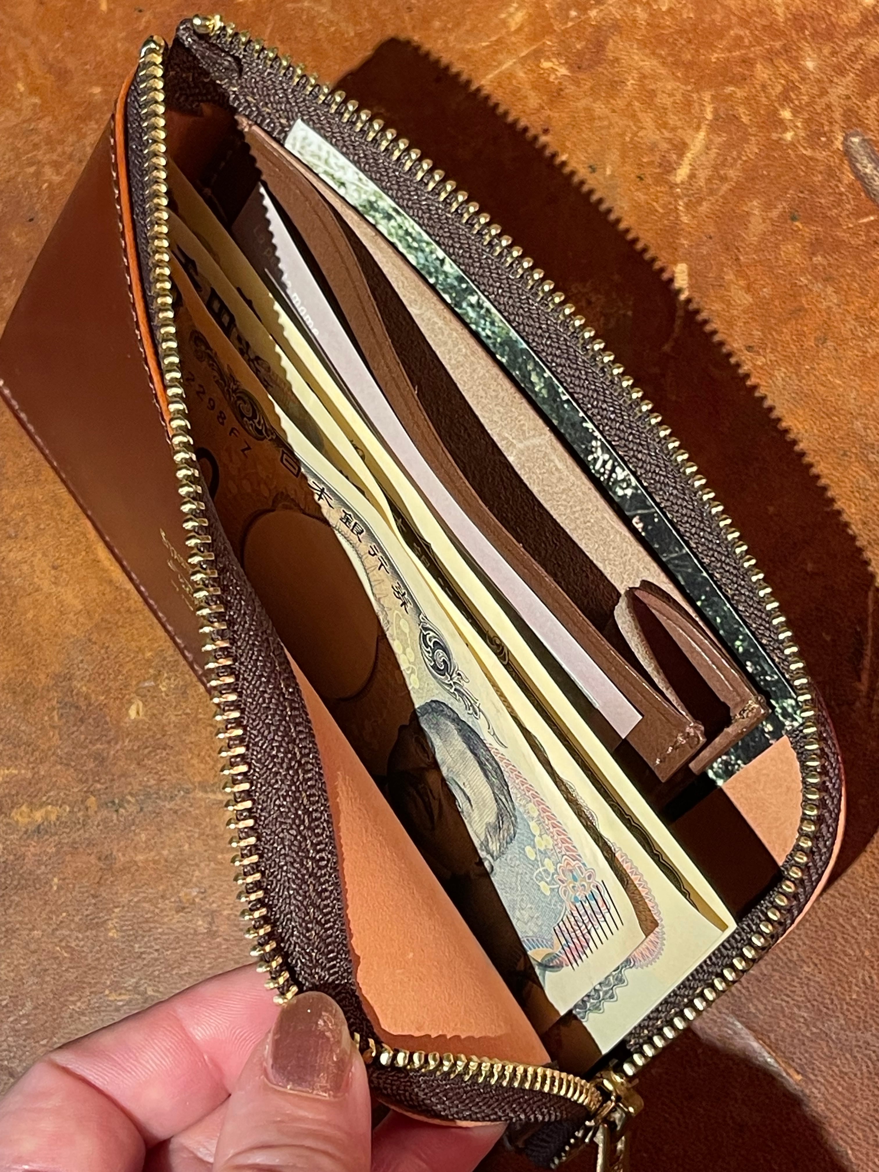 THE SUPERIOR LABOR cordovan L zip wallet | tsl-yamaguchi