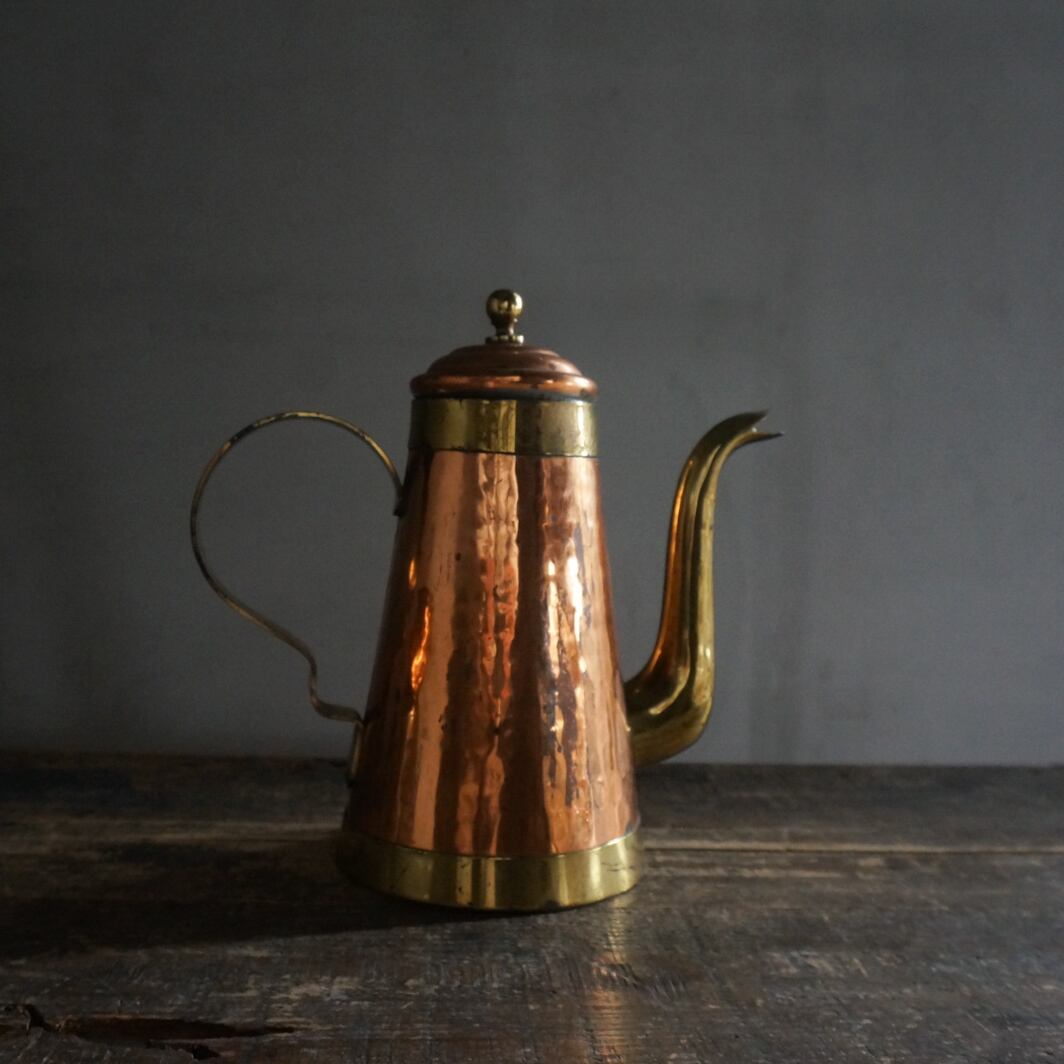 古いポルトガルの銅ポット | Konishi Koffee web shop