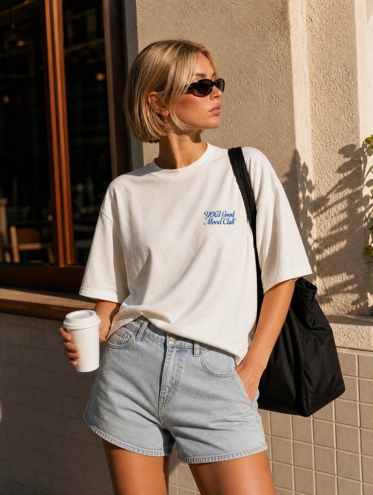 miniYOGI T-shirt BLUE