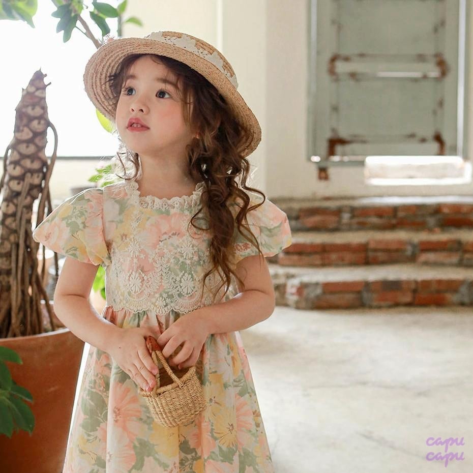 sold out» flo エイバワンピース eiva one piece 2colors | 子供服 