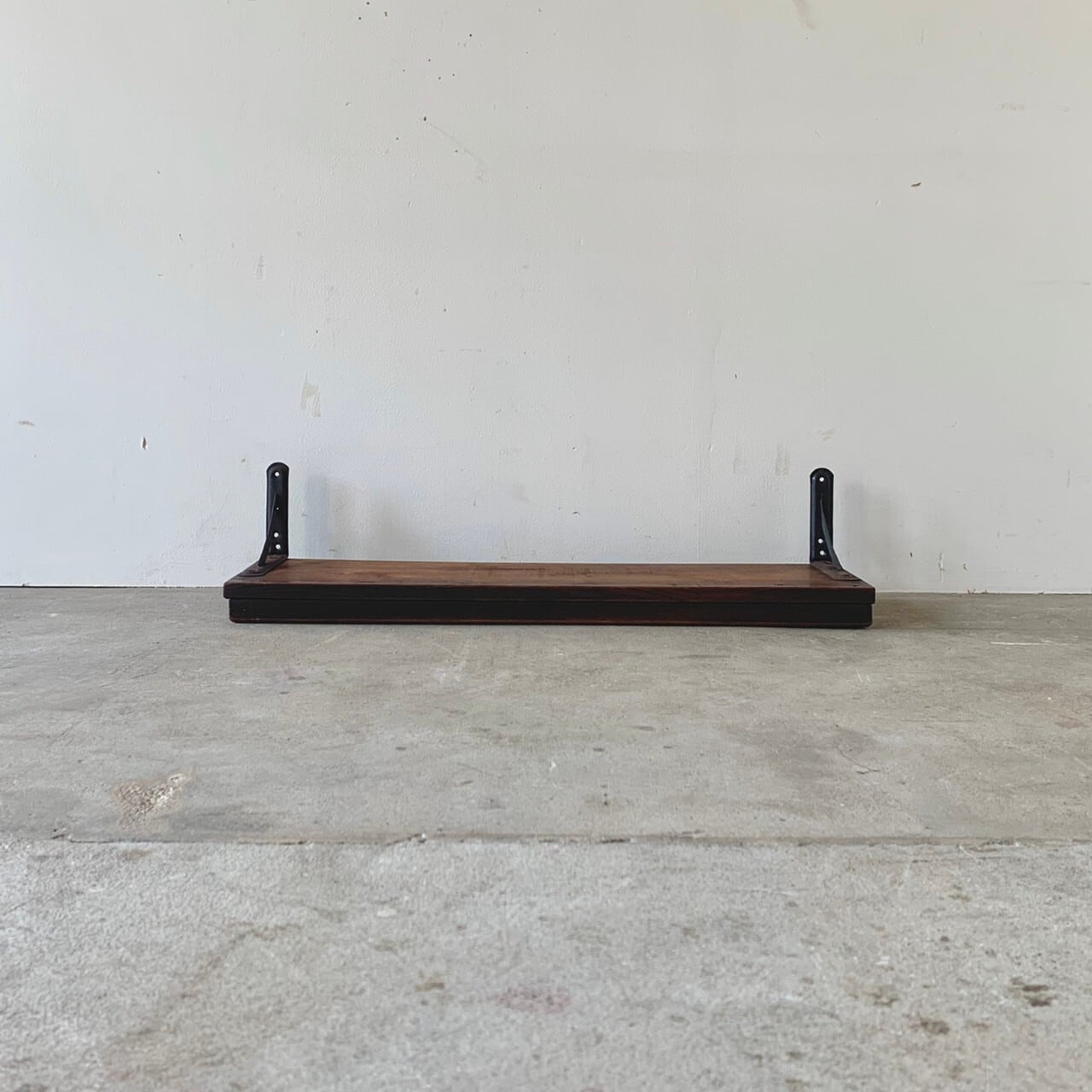 壁付け棚　ウォールシェルフ　古道具　0482