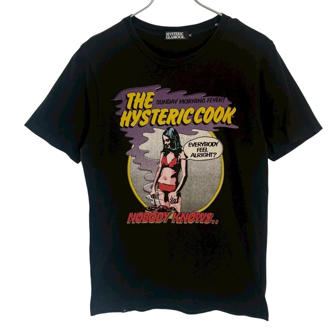 HYSTERIC GLAMOUR ヒステリックグラマー Tシャツ M センターロゴ