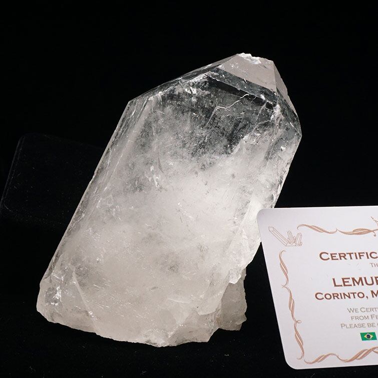 レムリアンシード 水晶 原石 カテドラルライブラリー ブラジル ミナスジェライス州 コリント産 証明書付属 一点物 281-206