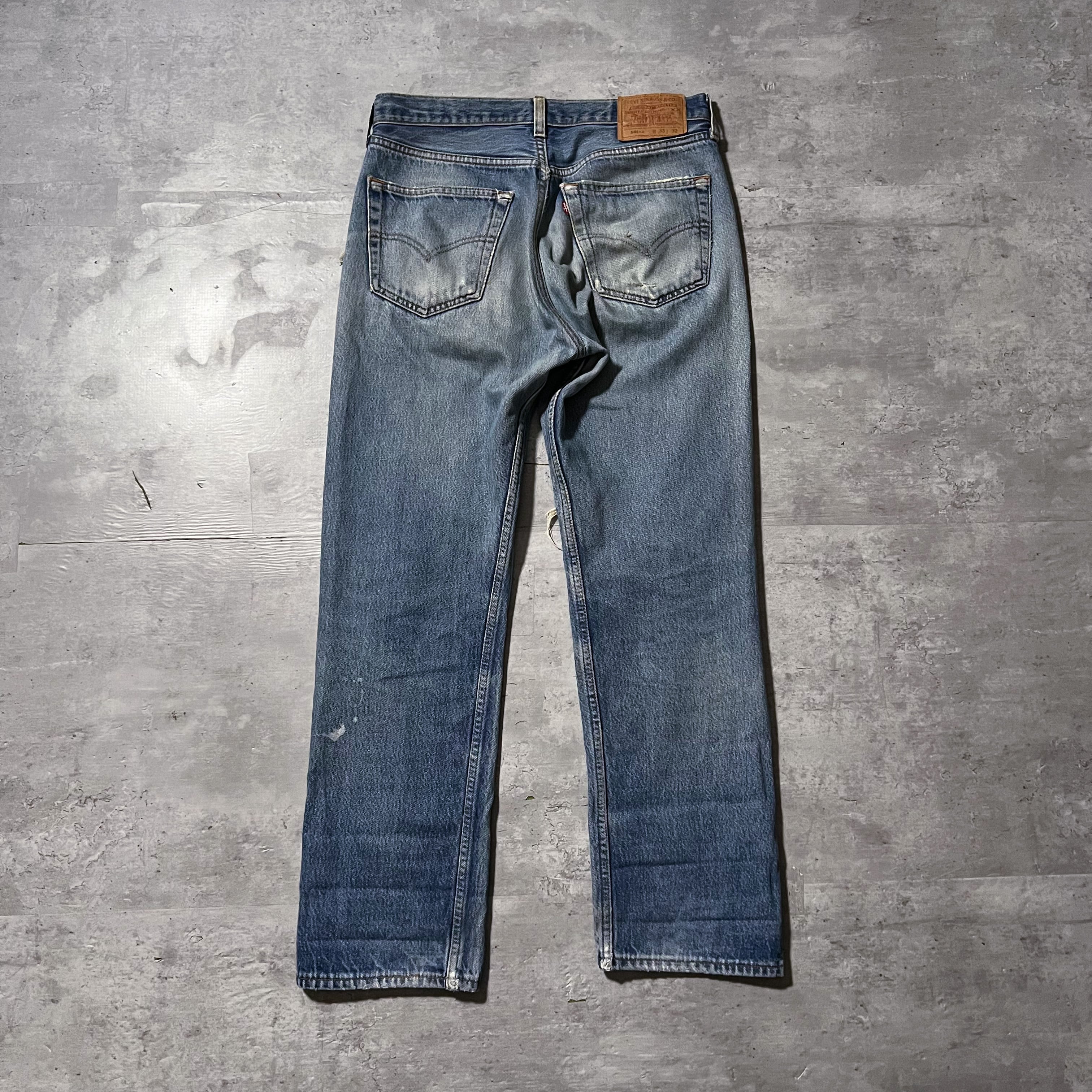 グランジ 90s USA製 Levi’s 501 デニムパンツ 33 × 32