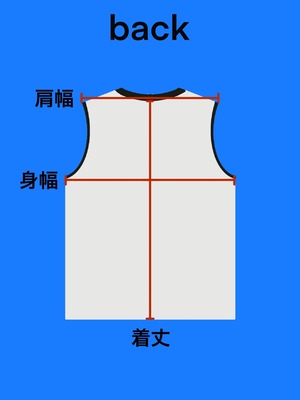 ヴィンテージタンクトップ　チャコール