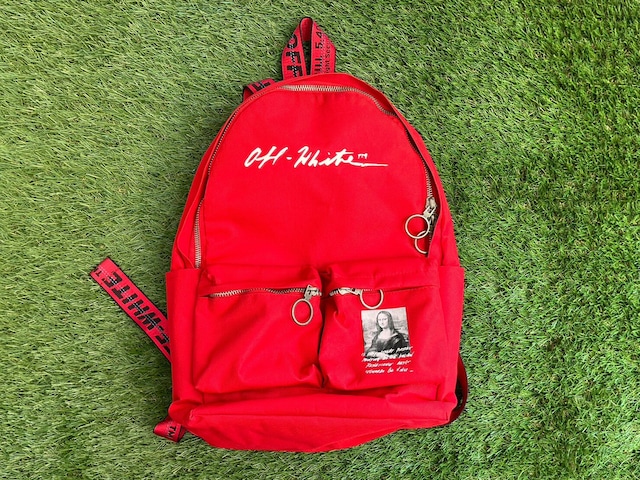 OFF-WHITE MONALISA BACK PACK RED OMNB003S19D36008 54153