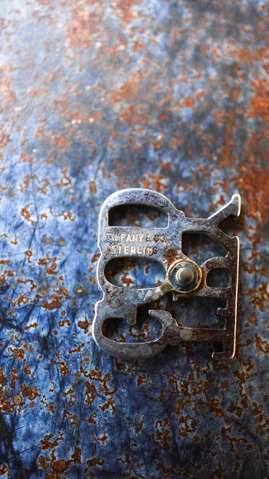 1970s】TIFFANY&Co. ティファニー TRY GOD ピンバッチ 《シルバー925  