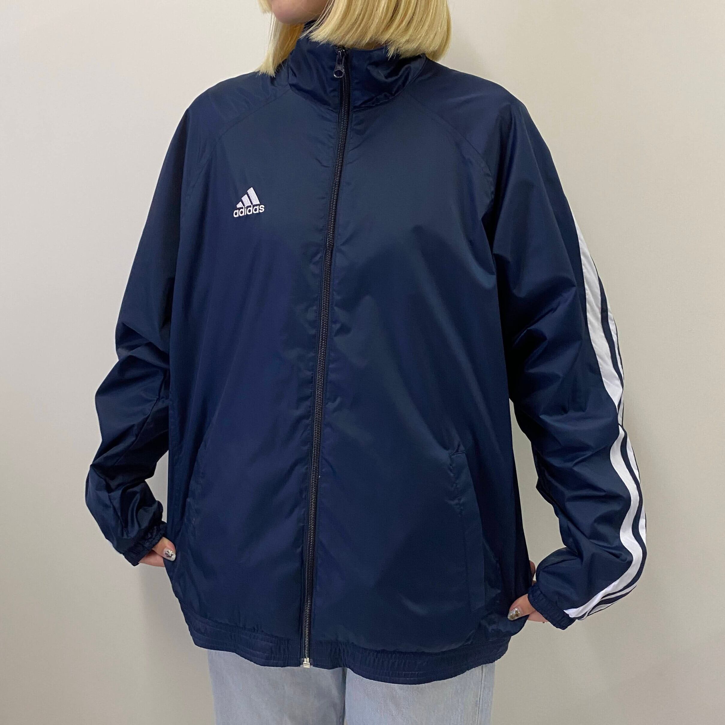 アディダス ボンディング ブルゾン ジャケット 紺 adidas（アディダス 