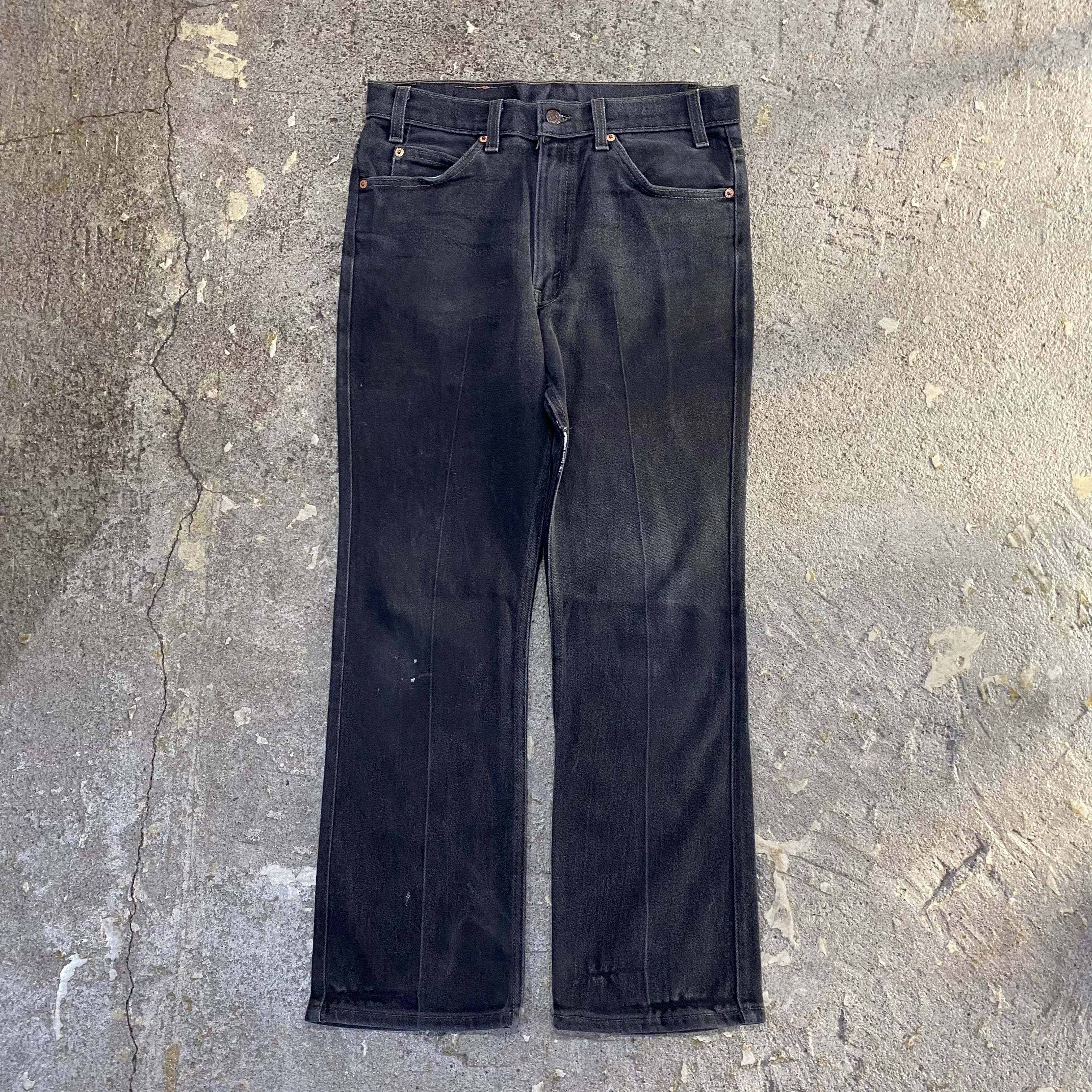 90s Levi's 517 Black stretch denim pants | What'z up