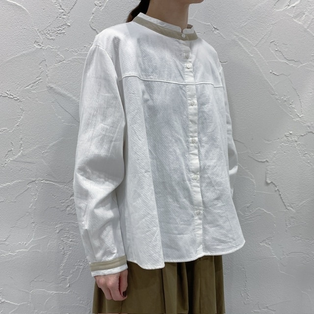 KELEN 【HALA】 DESIGN COLLAR BLOUSE