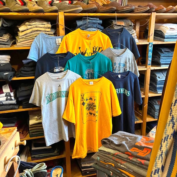 1点物◇MLBシアトルマリナーズ旧ロゴプリントTシャツ古着メンズ