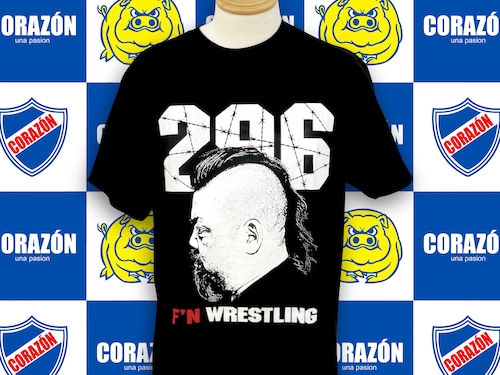 296F'n WrestlingTシャツ(ブラック)