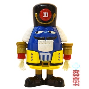 M&M's ディスペンサー ブルー くるみ割り人形 ナッツクラッカー スウィート エムアンドエムズ